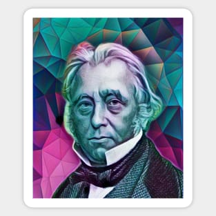 Thomas Babington Macaulay Portrait | Thomas Babington Macaulay Artwork 4 Sticker